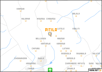 map of Pitila