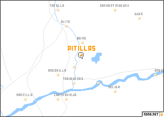 map of Pitillas