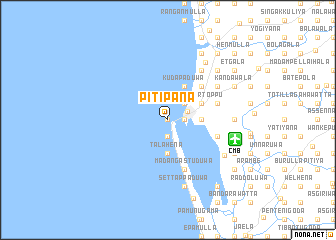 map of Pitipana