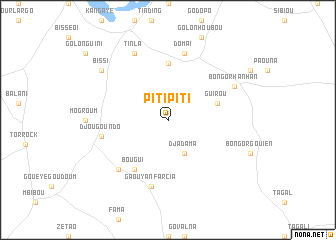 map of Pitipiti