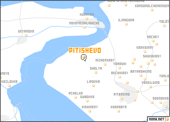 map of Pitishevo