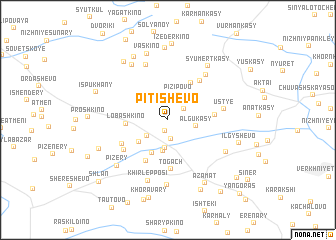 map of Pitishevo