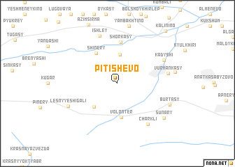 map of Pitishevo