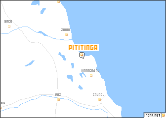 map of Pititinga