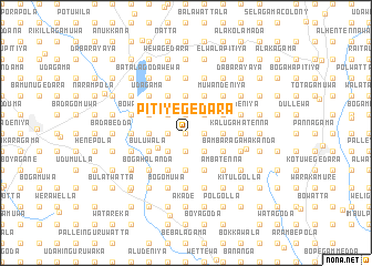 map of Pitiyegedara