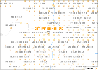 map of Pitiyekumbura