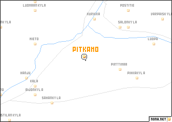 map of Pitkämö