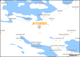 map of Pitkanen