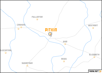 map of Pitkin