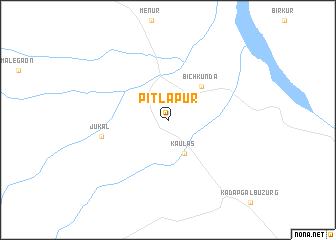 map of Pitlapur