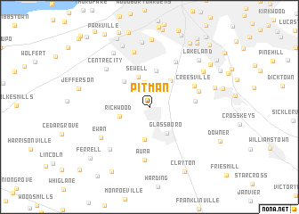 map of Pitman