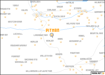 map of Pitman