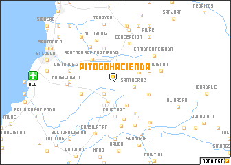 map of Pitogo Hacienda