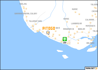 map of Pitogo