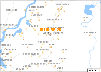 map of Pitombeira