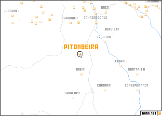 map of Pitombeira