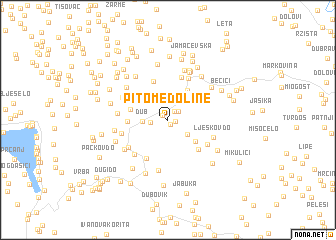 map of Pitome Doline