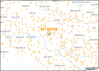 map of Pitomine