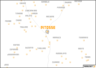 map of Pitosse