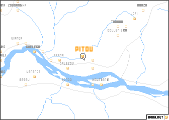 map of Pitou