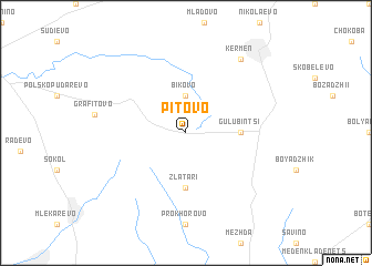 map of Pitovo
