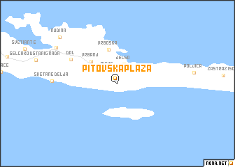 map of Pitovska Plaža