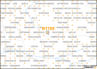 map of Pittem