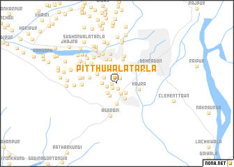 map of Pitthūwāla Tarla