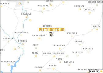 map of Pittmantown