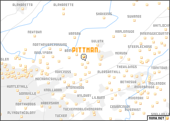 map of Pittman