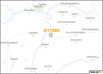 map of Pittman