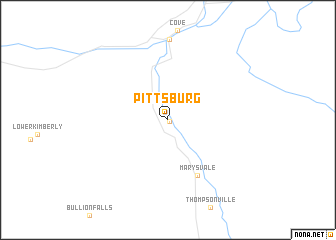 map of Pittsburg