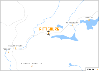 map of Pittsburg