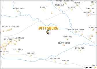 map of Pittsburg