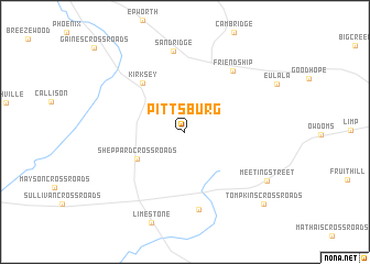 map of Pittsburg