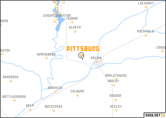 map of Pittsburg