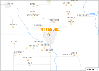 map of Pittsburg