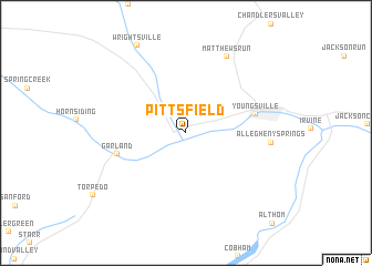 map of Pittsfield