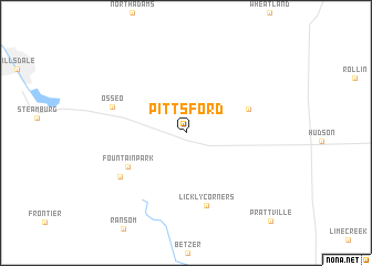 map of Pittsford