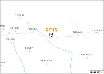 map of Pitts