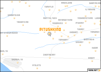 map of Pitushkino