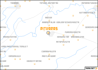 map of Pitvaras