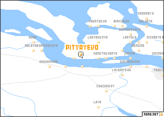 map of Pityayevo