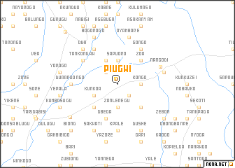 map of Piugwi