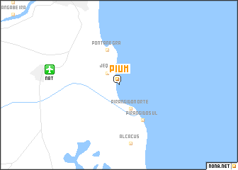 map of Pium