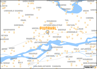 map of Piunāwāl