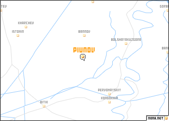 map of Piunov