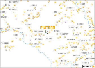 map of Piutana