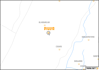 map of Piúva