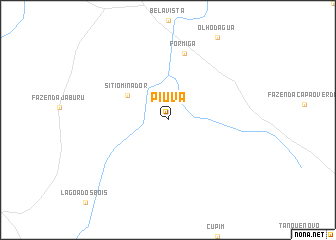 map of Piúva